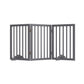 Semiocthome Ultra Wide Foldable Pet Gate for Doorway,Freestanding Dog Gates for Stairs
