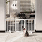 Semiocthome Ultra Wide Foldable Pet Gate for Doorway,Freestanding Dog Gates for Stairs