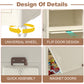 Algherohein Foldable Wardrobe Closet with 10 Clothes Rack and Rod,Closet Organizers and Storage