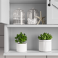 Smuxee Bathroom Cabinet Storage with Bathroom Shelf, Over the Toilet Storage Wall Cabinet
