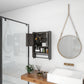Semiocthome Bathroom Medicine Cabinet Over the Toilet Storage Cabinet with Towel Bar and Paper Holder