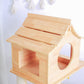 Algherohein Wooden Cat Trees and Towers with Space Capsule,Home Cat Scratching,Pet Cat Gifts