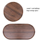 Algherohein 2 Tier Oval End Table for Living Room,Indoor Small Tray Table Side Table