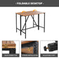 Algherohein Wood Patio Table and Chairs Set, Outdoor Furniture Sets Dining and Bar