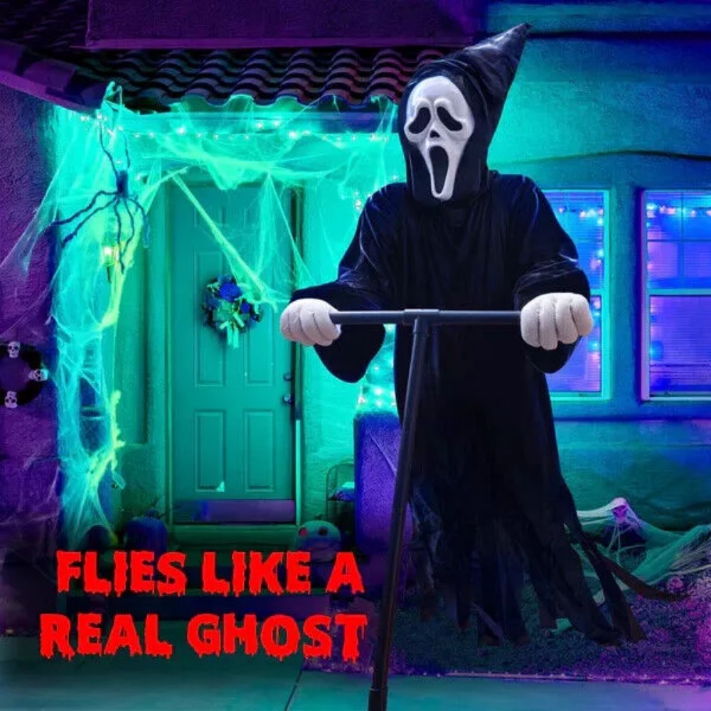 Algherohein Halloween Outdoor Decoration,Ghosts Scream Scarecrow Flying
