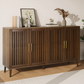 Algherohein Buffet Cabinet with Storage,Sideboard Kitchen Storage Cabinet with Adjustable Shelf