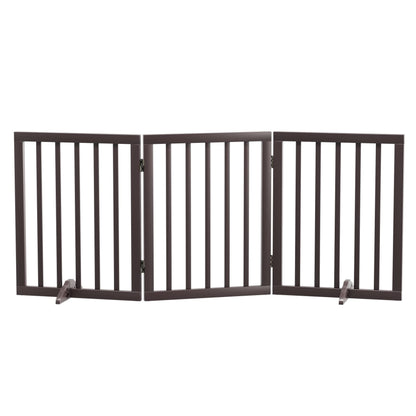 Semiocthome Ultra Wide Foldable Pet Gate for Doorway,Freestanding Dog Gates for Stairs