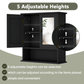Smuxee Bathroom Cabinet over The Toilet Storage,Medicine Cabinet with Mirror Door