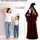 Algherohein Halloween Outdoor Decoration,Hanging Witch with Talking Glow Red Eyes
