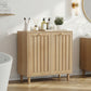 Semiocthome Laundry Hamper Cabinet with 2 Removable Fabric Bins, Storage Cabinet for Laundry Room, Bathroom Cabinet