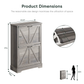 Smuxee Shoe Storage Cabinet Rack Organizer with 2 Flip Drawers,Shoe Rack for Entryway