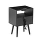 Smuxee Modern Rattan Nightstand with Drawer,End Tables Side Tables for Bedroom