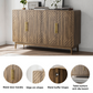 Algherohein Sideboard Buffet Cabinet with Storage,Cabinet with Doors and Adjustable Shelves