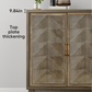 Algherohein Sideboard Buffet Cabinet with Storage,Cabinet with Doors and Adjustable Shelves