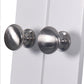 Algherohein Bathroom Cabinet Storage with Mirror,Medicine Cabinet over The Toilet Shelf,White