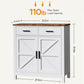 Algherohein Kitchen Sideboards and Buffet Cabinet with Storage,Storage Cabinets with 2 Drawer