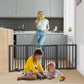 Algherohein Foldable Extra Wide Dog Gates for Indoor Doorways 24"