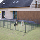 Smart FENDEE Dog Playpen Heavy Duty Pet Fence Metal Exercise Pens Outdoor