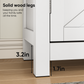 Smuxee Farmhouse Kitchen Sideboard Cabinet,Accent Cabinet with Drawer and Adjustable Shelf