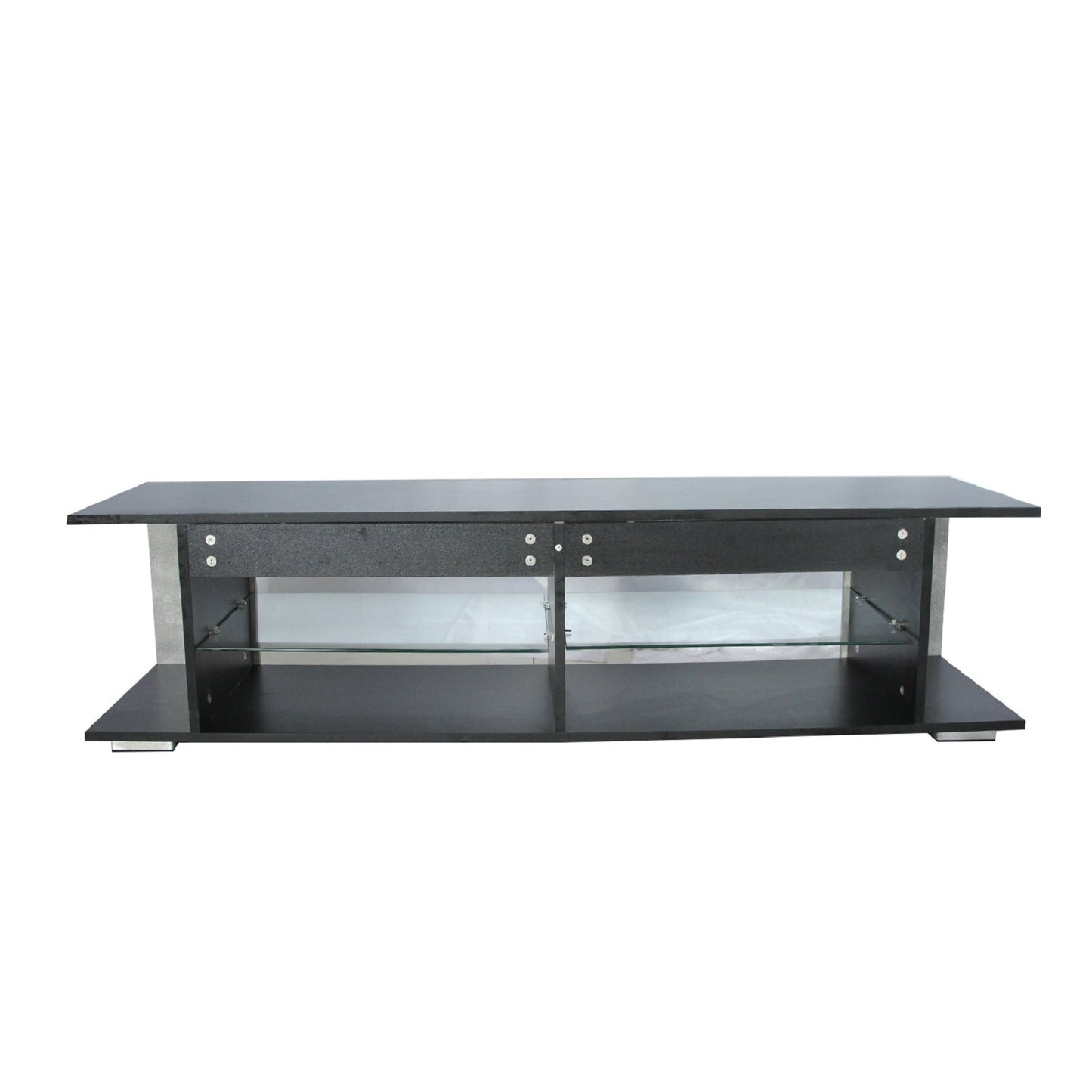 Algherohein TV Stand Entertainment Center with LED for 32-60 inch TV,57in L Screen TV Console Table