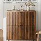 Smart FENDEE Shoe Cabinet with 2 Flip Drawers Freestanding Shoe Storage Cabinet for Entryway