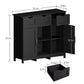 Smuxee Modern Storage Cabinets with 3 Drawer and Shelves,Living Room Kitchen Buffet Cabinet