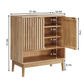 Smuxee Shoe Storage Cabinet with Doors,16-24 Pairs Shoes Organizer for Front Door,Entrance