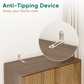 Algherohein Pantry Storage Cabinet with Doors and Drawers,Wood Kitchen Cabinets Storage