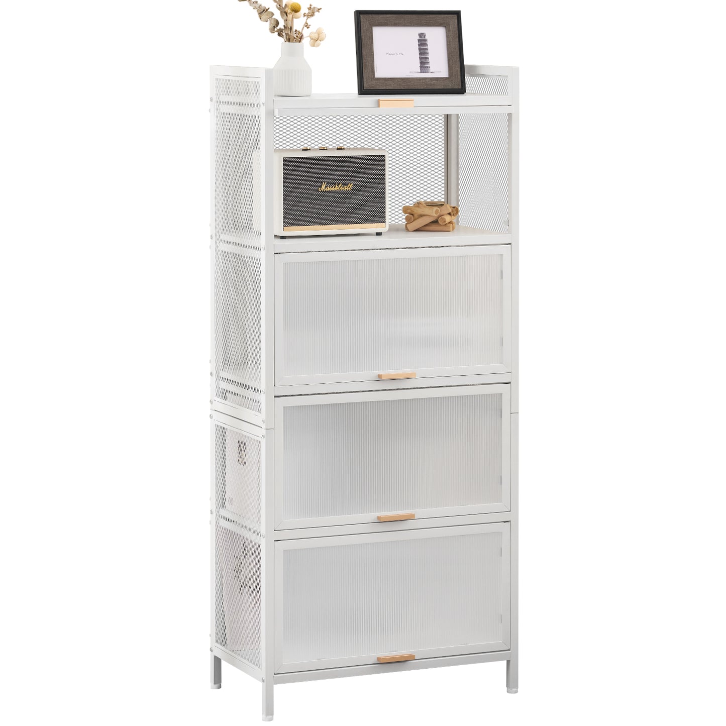 Algherohein Modern Storage Cube Book Shelf