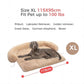 Algherohein Dog Beds for Large Medium Small Size,Washable Dog Crate Mat Pet Bed