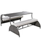 Algherohein Versatile Outdoor Couch,Loveseat Sofa or 4 Outdoor Seating and Table