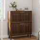 Smart FENDEE Shoe Storage Cabinet, Freestanding, 2 Flip Drawers, Shoe Organizer, 80cm/32"