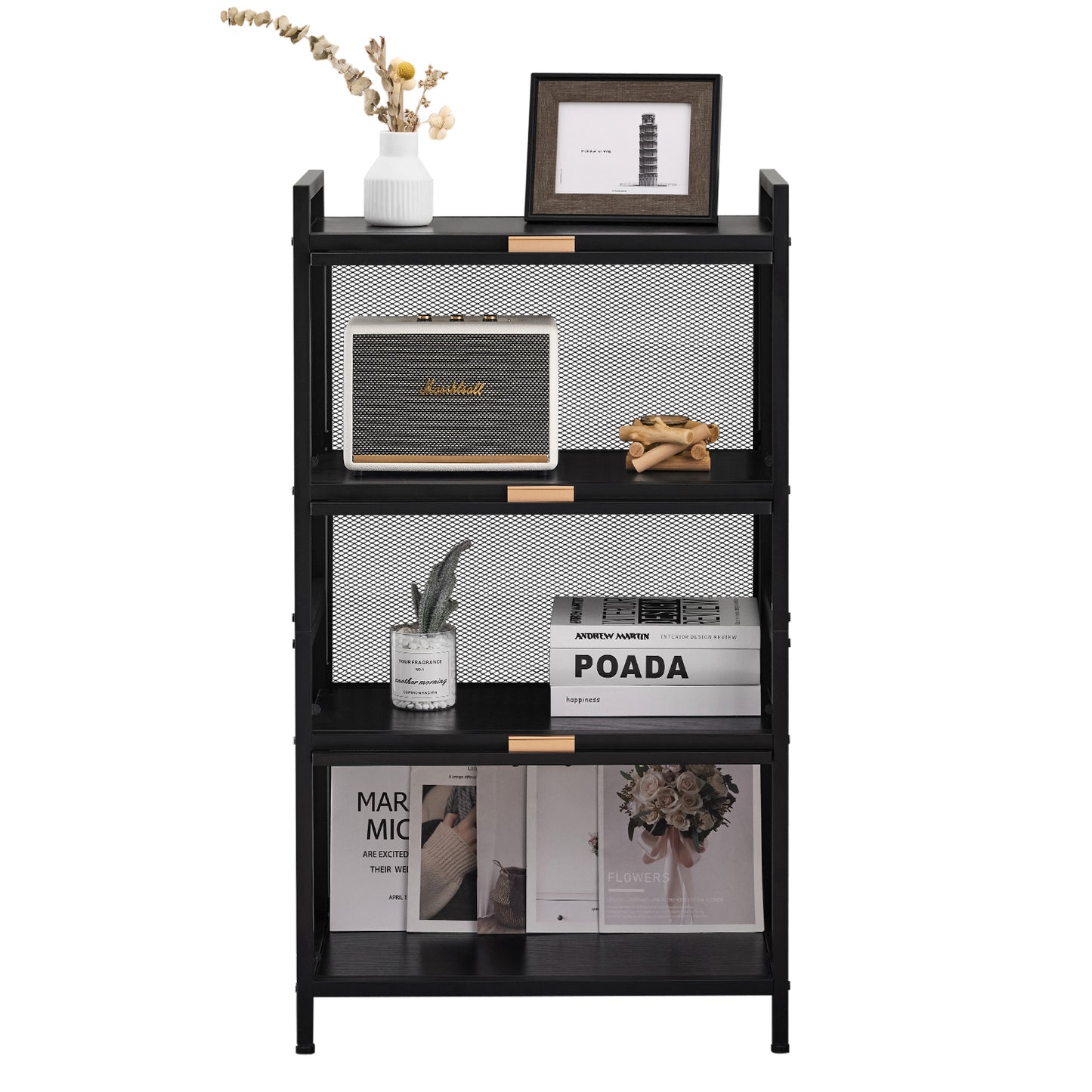Algherohein Modern Storage Cube Book Shelf