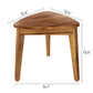 Smuxee Teak Shower Chair,Waterproof Bathroom Shower Stool