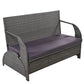 Algherohein Versatile Outdoor Couch,Loveseat Sofa or 4 Outdoor Seating and Table
