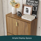 Smart FENDEE Shoe Cabinet with 2 Flip Drawers, Shoe Rack for Entryway, Hallway, Living Room, Walnut