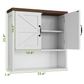 Smuxee Bathroom Cabinet Storage with Bathroom Shelf, Over the Toilet Storage Wall Cabinet