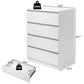 Algherohein Wood  Drawer Dresser for Bedroom,Tall Dressers Chest of Drawers,Adult
