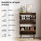 Semiocthome 23.6" Shoe Cabinet with 2 Flip Drawers, Farmhouse Shoe Rack for Entryway ,Walnut