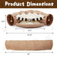 Algherohein Foldable Cat Bed Houses for Indoors with Cat Tunnel Hanging Toys