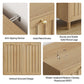 Semiocthome Laundry Hamper Cabinet with 2 Removable Fabric Bins, Storage Cabinet for Laundry Room, Bathroom Cabinet