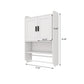 Semiocthome Bathroom Medicine Cabinet Over the Toilet Storage Cabinet with Towel Bar and Paper Holder