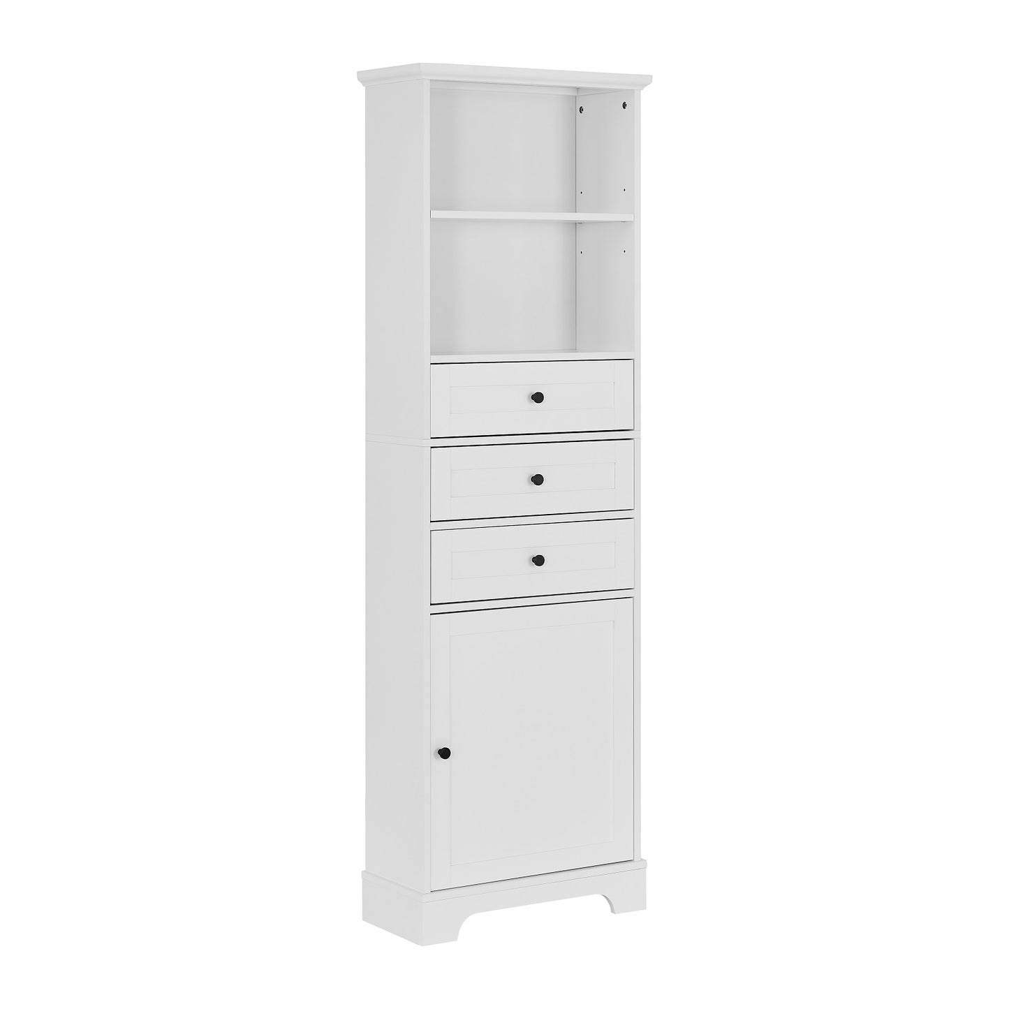 Smuxee Bathroom Cabinet Organizer with Doors and Shelves,Bathroom Storage Drawers