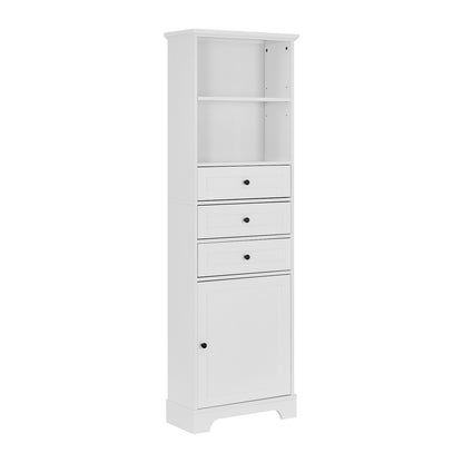 Smuxee Bathroom Cabinet Organizer with Doors and Shelves,Bathroom Storage Drawers