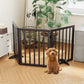 Algherohein Foldable Extra Wide Dog Gates for Indoor Doorways 24"