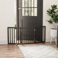 Algherohein Dog Gate for Inside,Bamboo Freestanding Pet Gate for Doorways