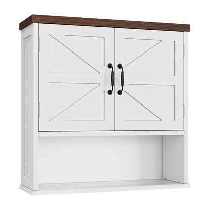 Smuxee Bathroom Cabinet Storage with Bathroom Shelf, Over the Toilet Storage Wall Cabinet