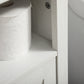 Smuxee Farmhouse Bathroom Vanity with Sink,Bathroom Storage Cabinet with Doors and Shelves,White
