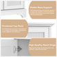 Semiocthome White Bathroom Storage Cabinet