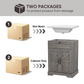 Smuxee 24" Bathroom Vanity with Integrated Sink Top, Bathroom Storage Cabinet with Flip Drawer & Doors